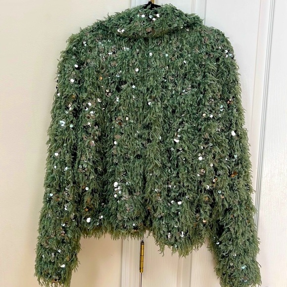 Free People Camilla Sequin Feather Jacket - Picture 6 of 10